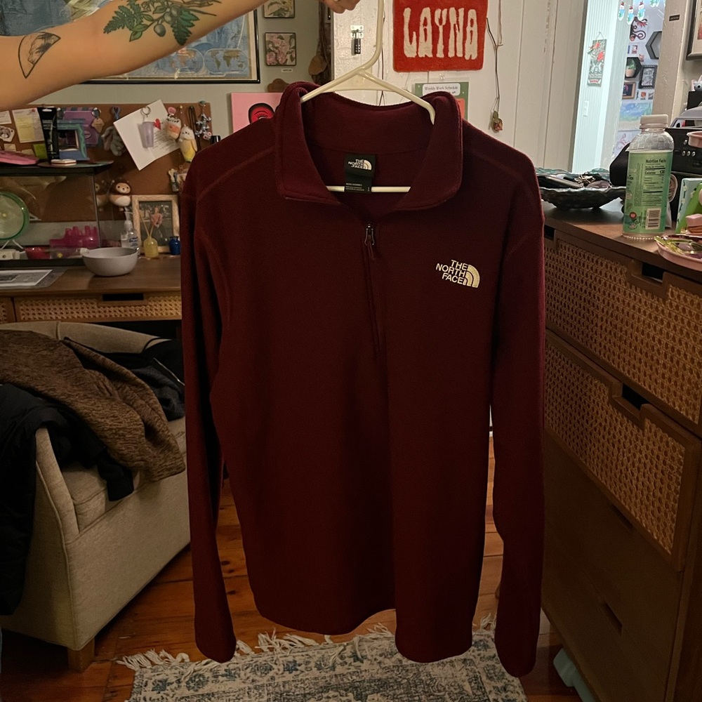 Maroon North Face Jacket